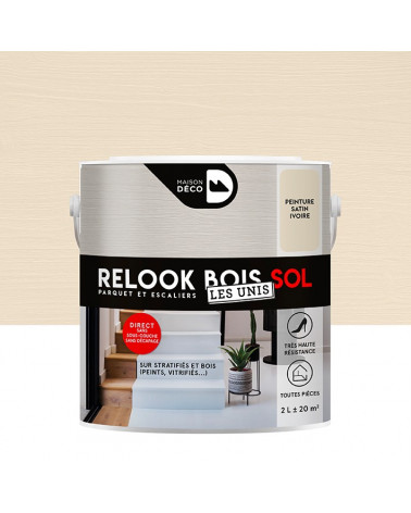 Peinture Relook Bois Sol - Aspect Mat