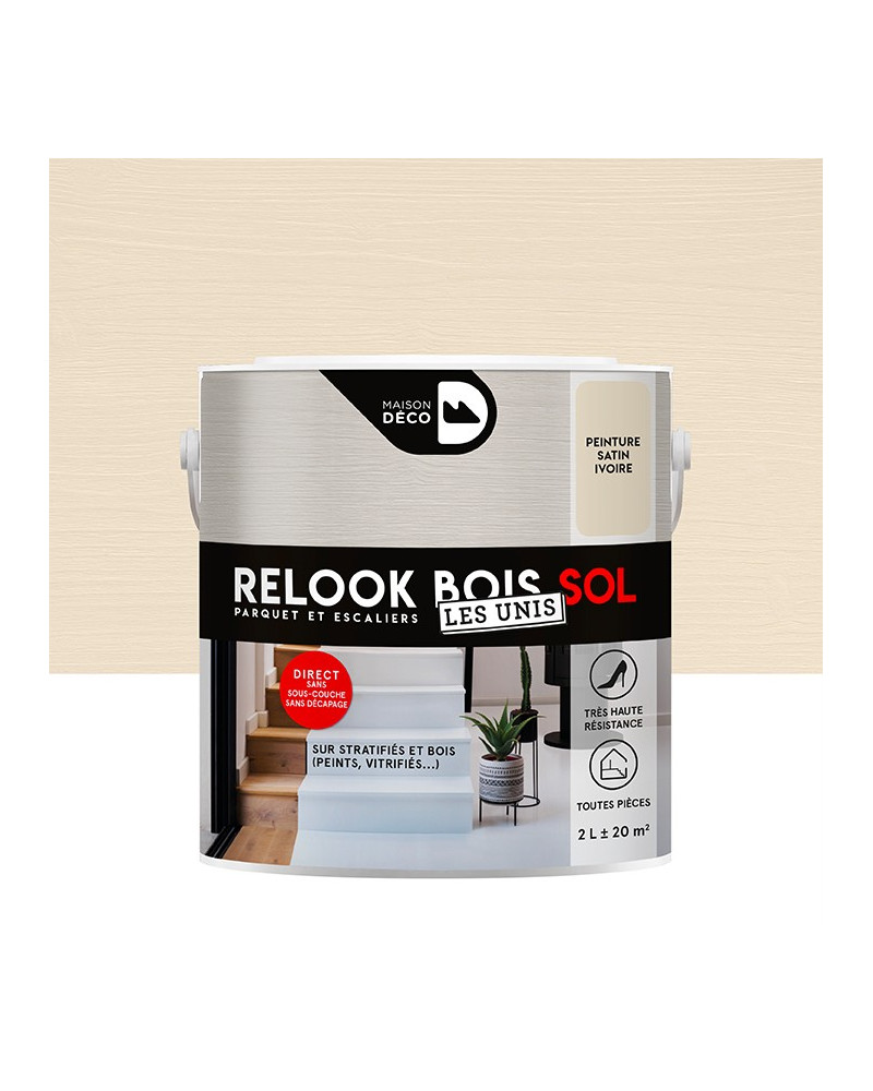 Peinture Relook Bois Sol - Aspect Mat