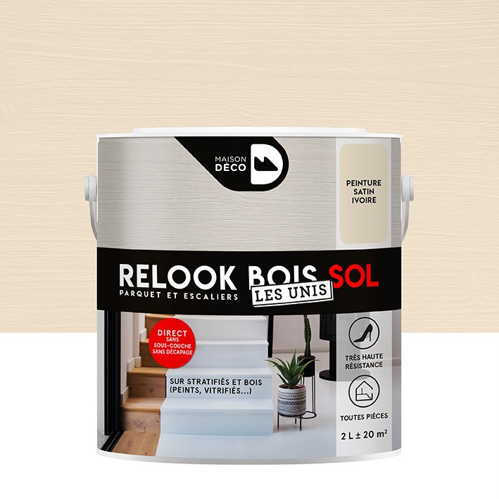 Relook Bois Sol - Aspect Mat - IVOIRE	