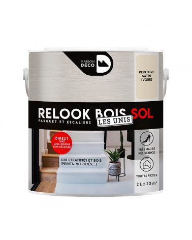 Peinture Relook Bois Sol - Aspect Mat
