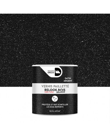 Peinture Relook Bois Les Unis - Vernis pailleté
