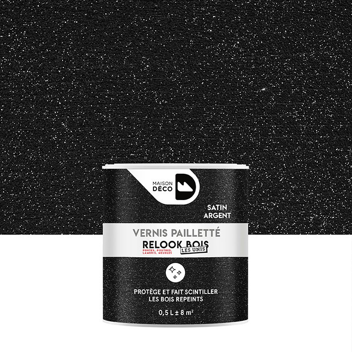 Peinture Relook Bois Les Unis - Vernis pailleté - Pailleté