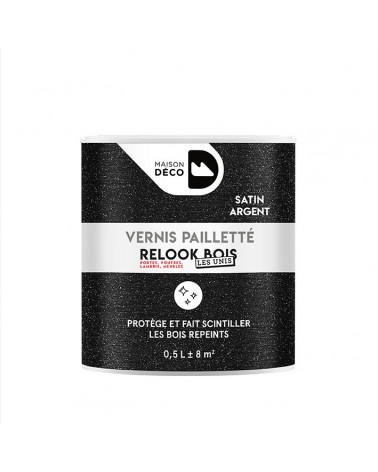 Peinture Relook Bois Les Unis - Vernis pailleté