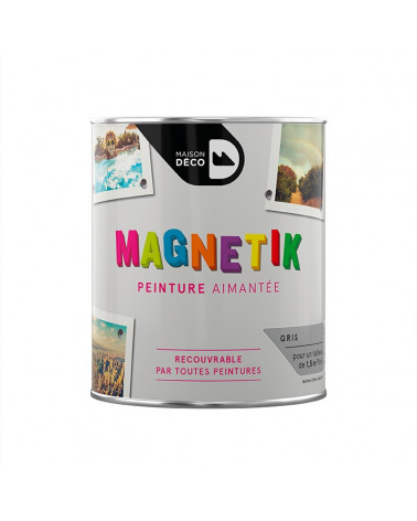 Peinture magnétique noire 0.5L