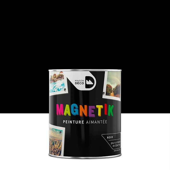 La peinture magnétique est également facile à utiliser dans votre cuisine.  