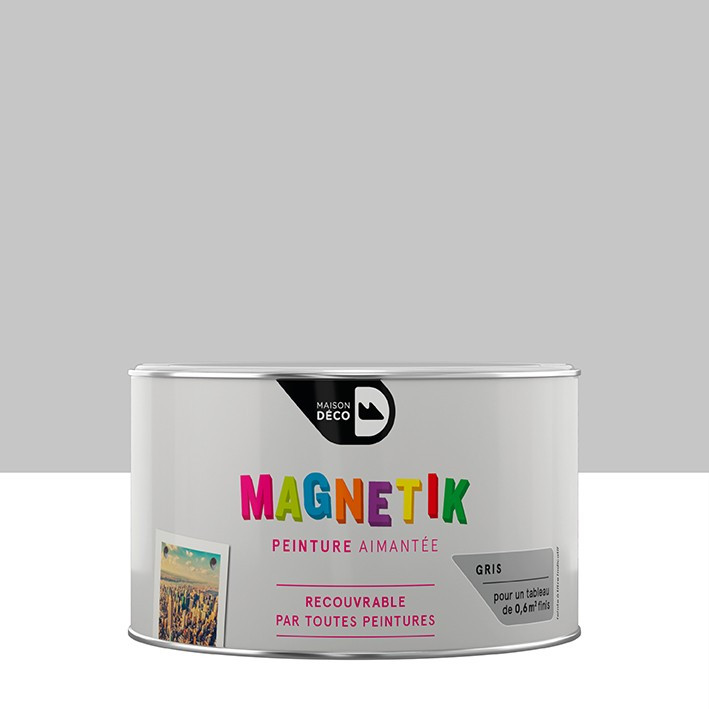 Peinture magnétique pour fixer documents et petits objets