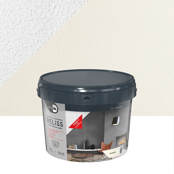 Enduit Reliss Effet Béton - Ciré - marbre1