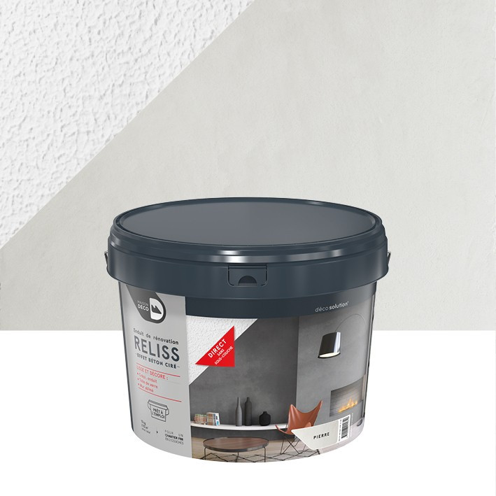 Enduit Reliss Effet Béton - Ciré - pierre