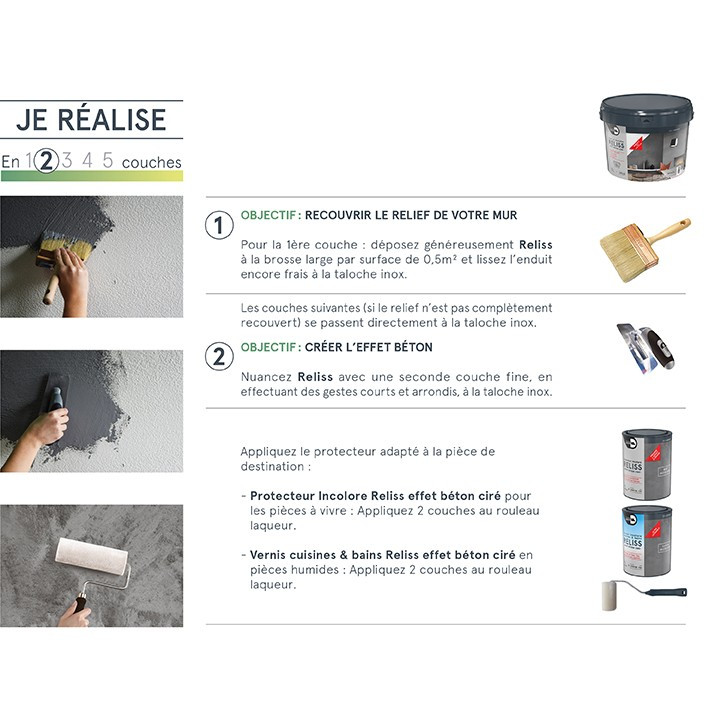 Reliss Effet Béton Ciré argile rouge Les bons plans Maison Déco — free download