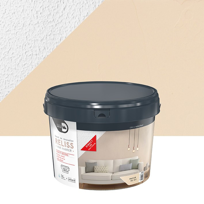Enduit Reliss Mat Nuancé - Aspect Mat - Papier de riz