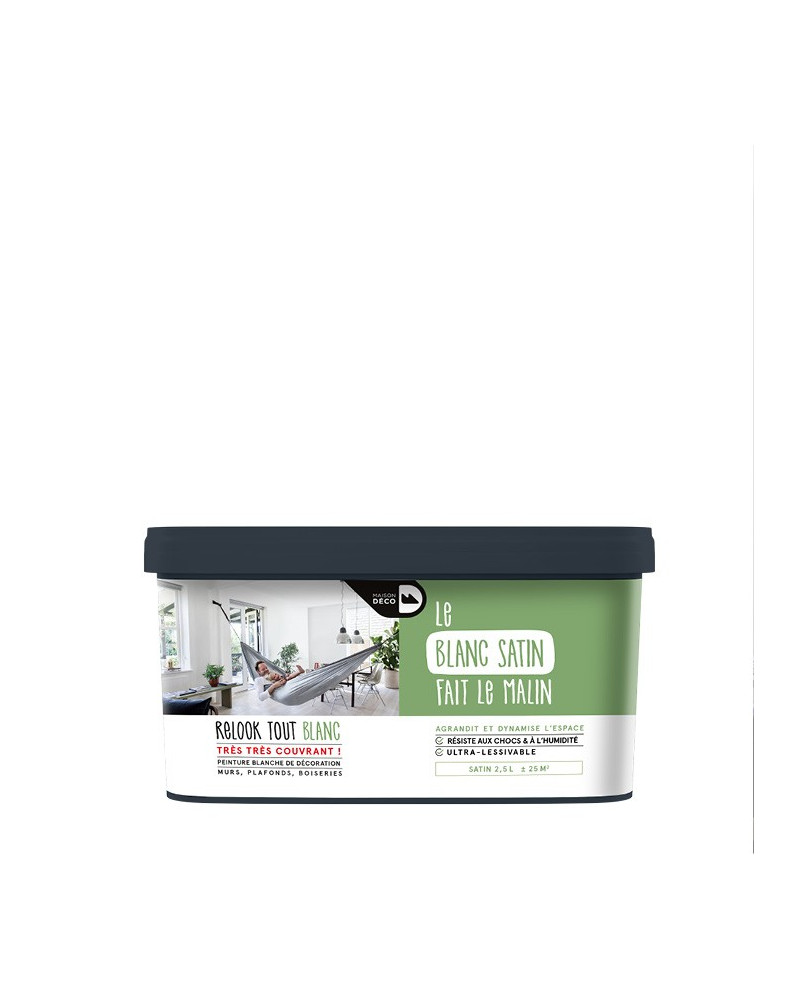 Peinture Relook Tout Blanc - Aspect Satin