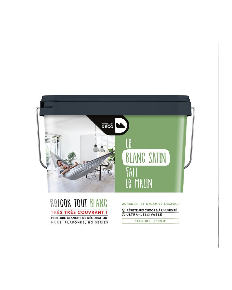 Peinture Relook Tout Blanc - Aspect Satin