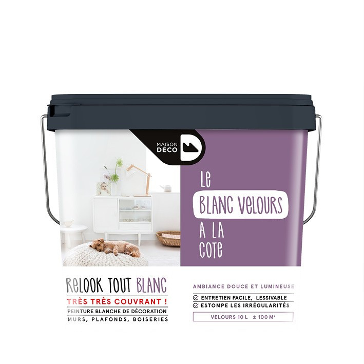 Peinture Relook Tout Blanc - Aspect Velours - Blanc