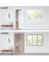 Peinture Relook Portes et Fenêtres - Satin - Grege