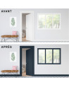 Peinture Relook Portes et Fenêtres - Satin - Macadam