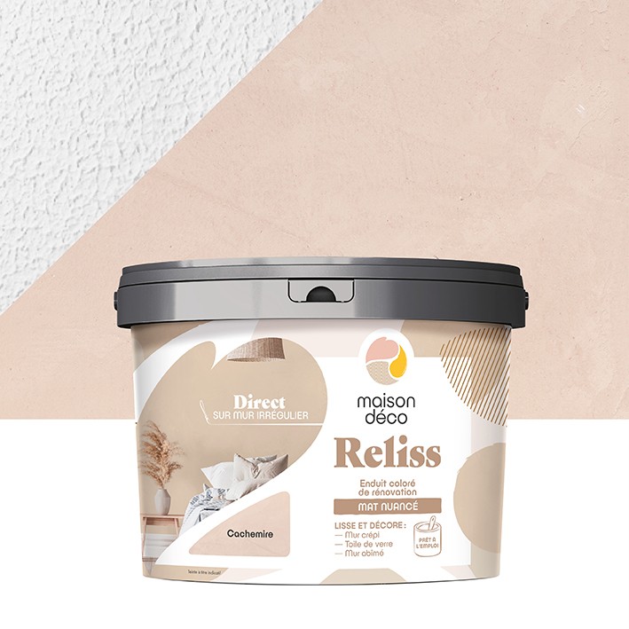 Enduit Reliss Mat Nuancé - Aspect Mat - cachemire