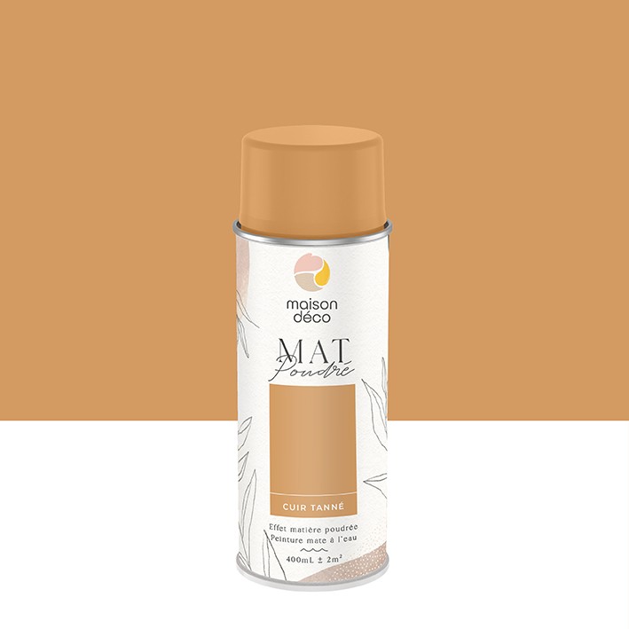 Peinture Mat poudrés - Aspect mat - Cuir tanné