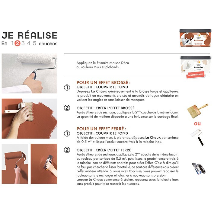 La Chaux | Peinture minérale effet mat | Maison Déco