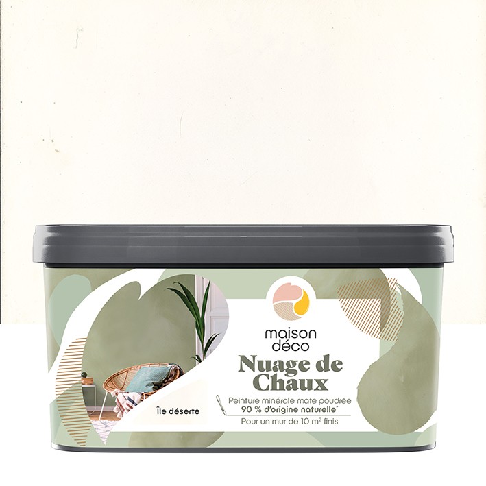 Peinture Nuage de Chaux - Aspect mat - Ile deserte