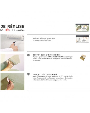 Peinture Nuage de Chaux - Aspect mat