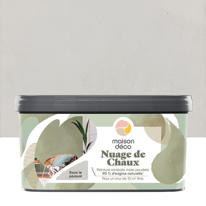Peinture Nuage de Chaux - Aspect mat - Sous le parasol