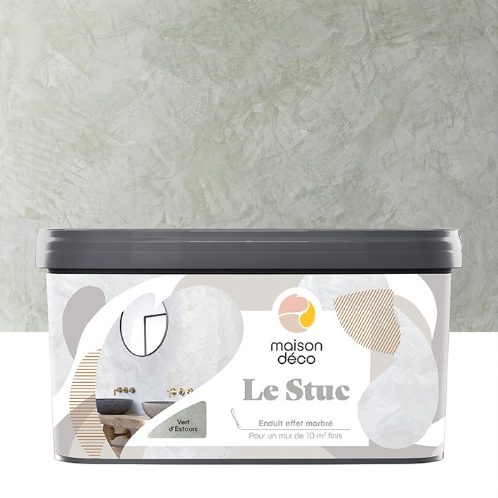 Enduit Le Stuc - Aspect marbré - Vert d'Estours