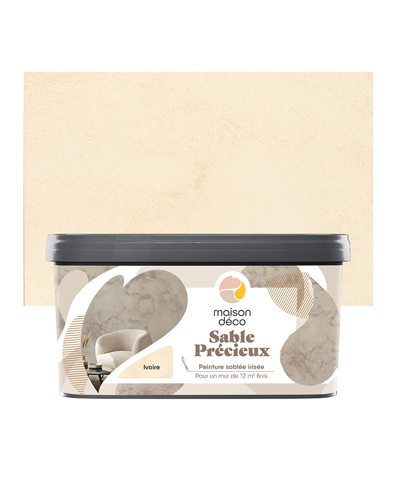 Peinture Sable Précieux - Aspect sablé irisé