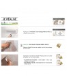 Peinture Sable Précieux - Aspect sablé irisé - Quartz brun