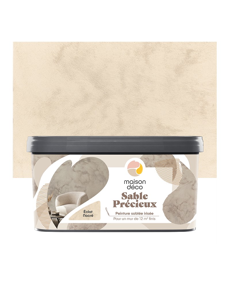 Peinture Sable Précieux - Aspect sablé irisé