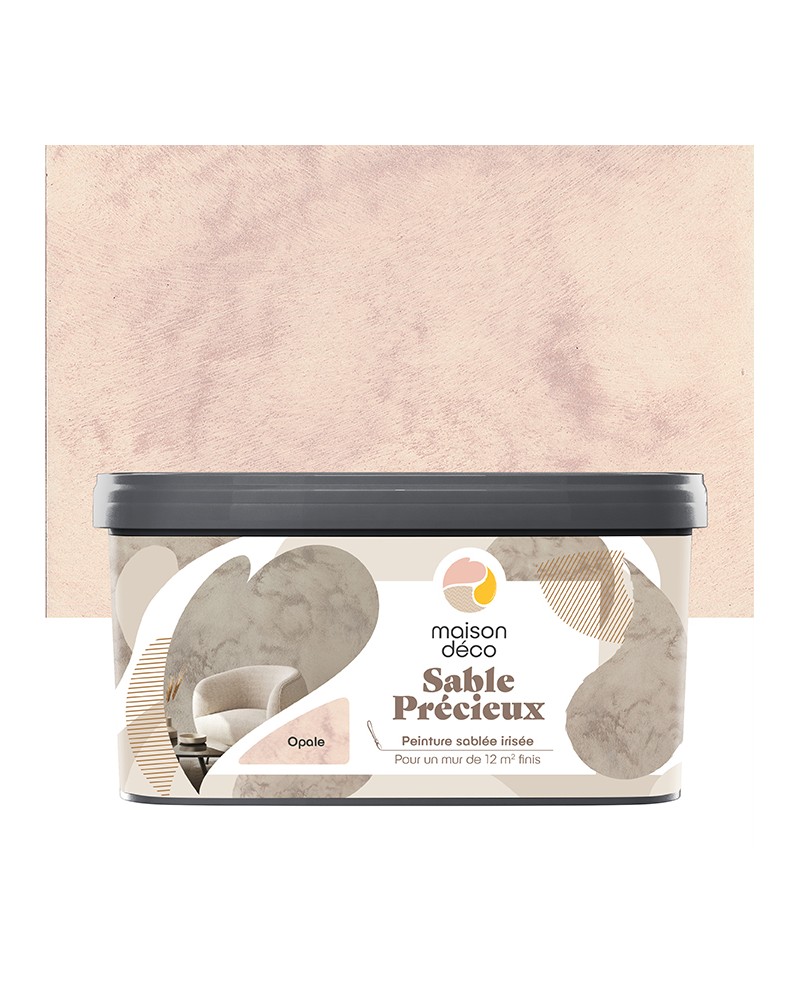 Peinture Sable Précieux - Aspect sablé irisé