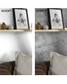 Enduit Urban Lounge - Aspect métallisé - Gris cosy