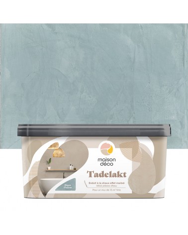 Donnez du style à votre déco avec l'enduit Tadelakt - Aigue marine