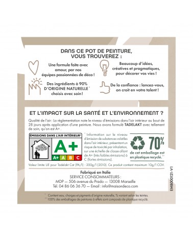 Enduit Tadelakt - Aspect lisse et brillant
