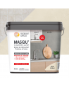 Enduit Masqu'Carrelage - effet béton coloré - gris perle1