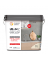 Enduit Masqu'Carrelage - effet béton coloré - gris perle1