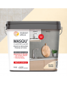 Enduit Masqu'Carrelage - effet béton coloré - blanc cassé