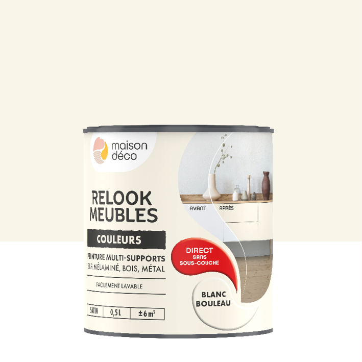 Peinture pour meuble Relook Meubles MAISON DECO. effet rouille