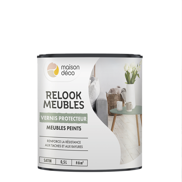 Relook Meubles - Vernis incolore  Peintures pour meubles et bois