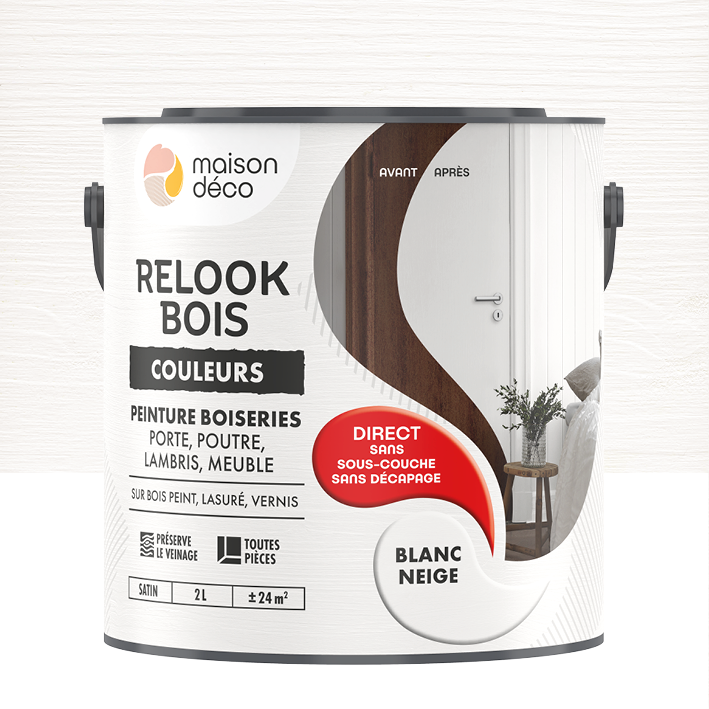 Relook Bois Couleurs, Peinture bois intérieur