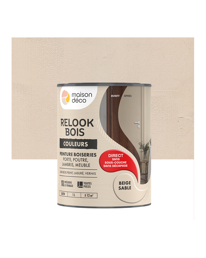 Peinture Relook Bois Couleurs - Satin