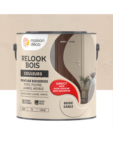 Peinture Relook Bois Couleurs - Satin