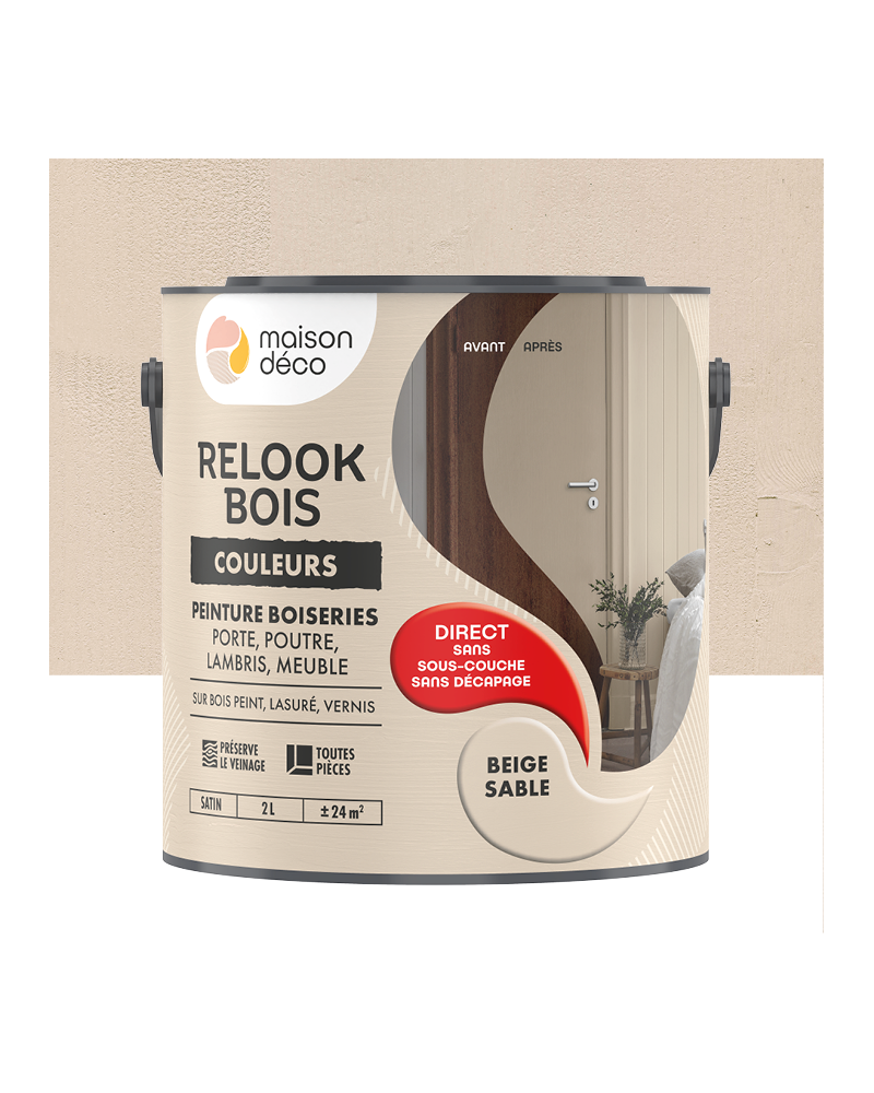 Peinture Relook Bois Couleurs - Satin