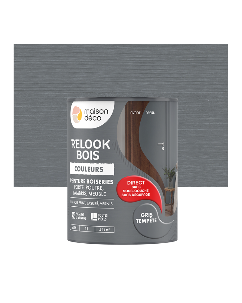Peinture Relook Bois Couleurs - Satin