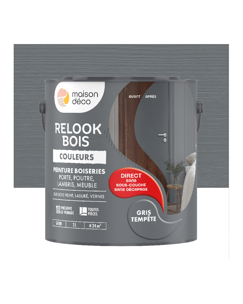 Peinture Relook Bois Couleurs - Satin