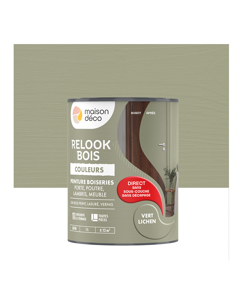 Peinture Relook Bois Couleurs - Satin