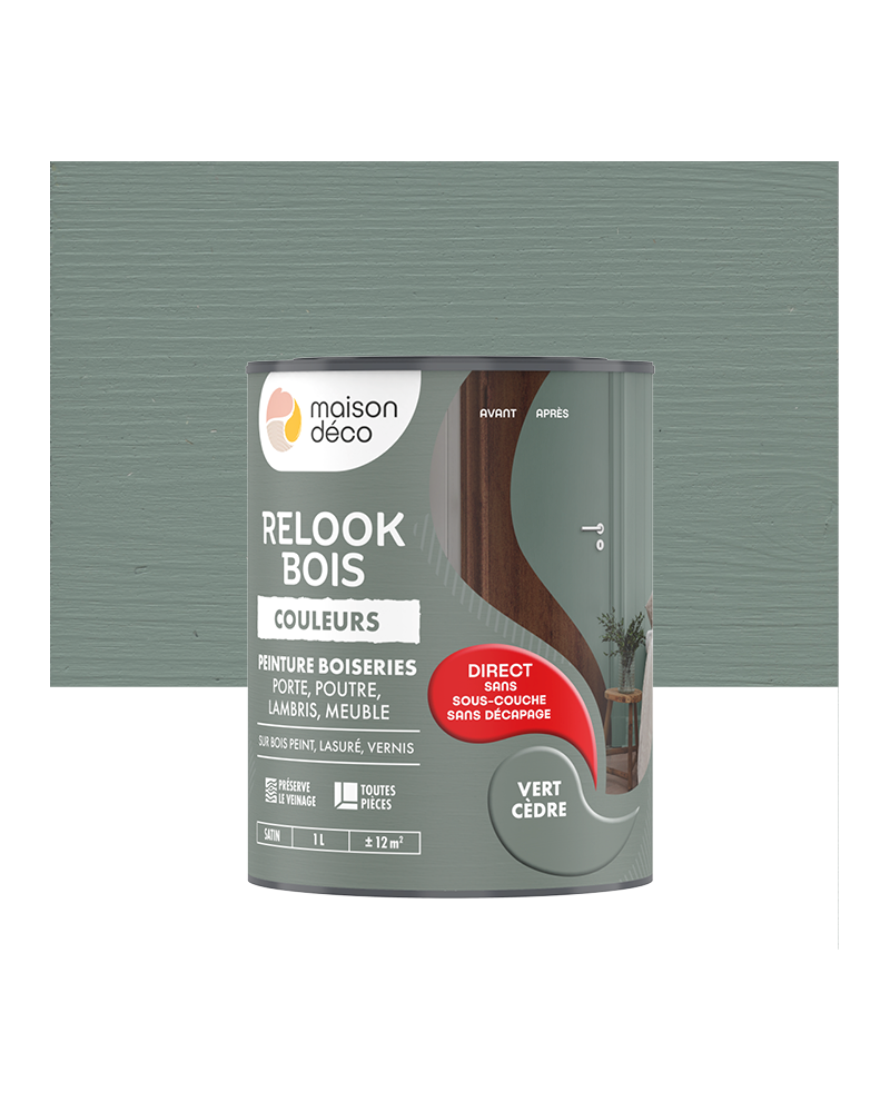 Peinture Relook Bois Couleurs - Satin
