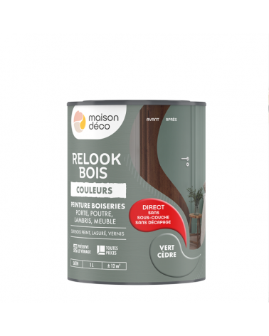 Peinture Relook Bois Couleurs - Satin