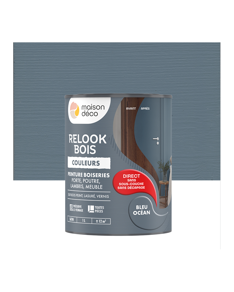 Peinture Relook Bois Couleurs - Satin