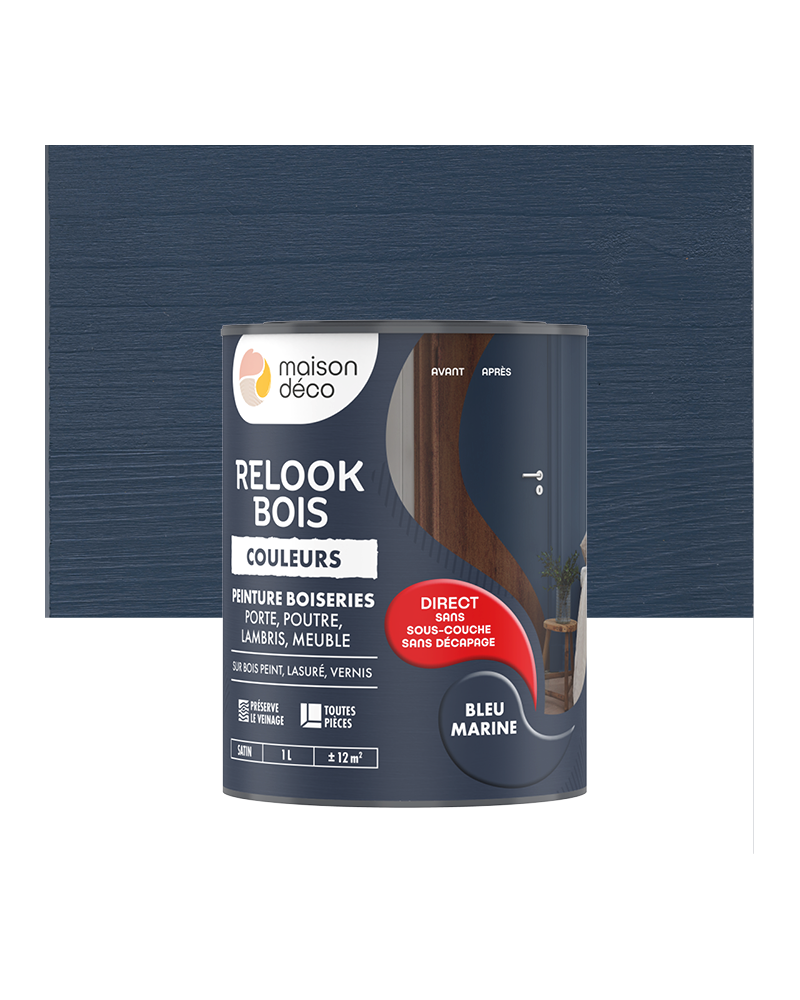 Peinture Relook Bois Couleurs - Satin