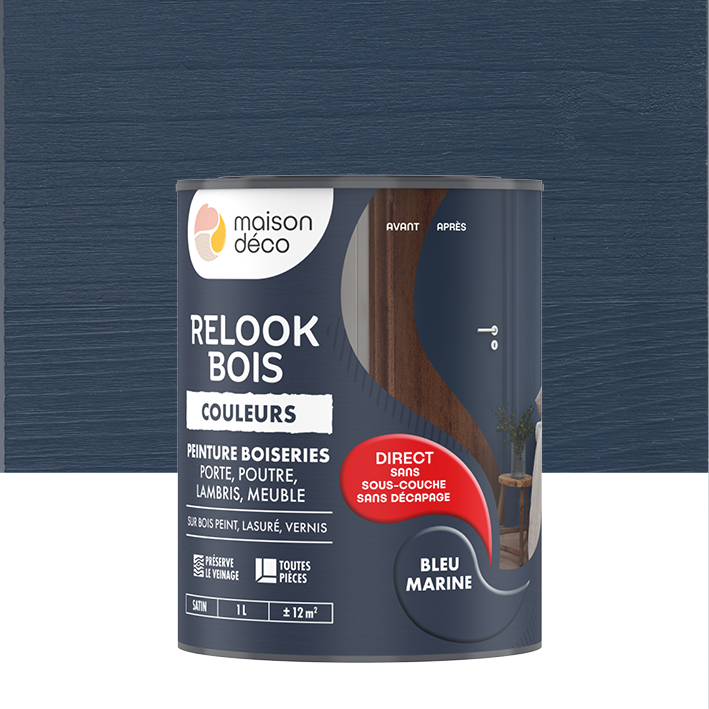 Relook Bois Couleurs, Peinture bois intérieur